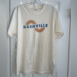 NASHVILLE Madewell UNISEX City Graphic NWT T-shirt Size S